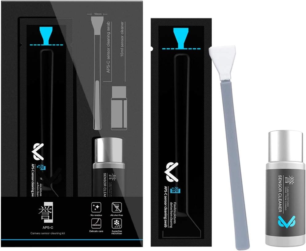 Dieses Kamera-Sensor-Reinigungsset verfügt über ein 16 mm (0,63 Zoll) breites Reinigungsstäbchen, das perfekt für APSC-Sensoren geeignet ist und eine präzise sowie gründliche Reinigung ermöglicht.
