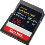 SanDisk Extreme PRO 128 GB SDXC UHS-II Karte,bis zu 300 MB/s Lesegeschwindigkeit &amp; Schreibgeschwindigkeit, V90, 8K
