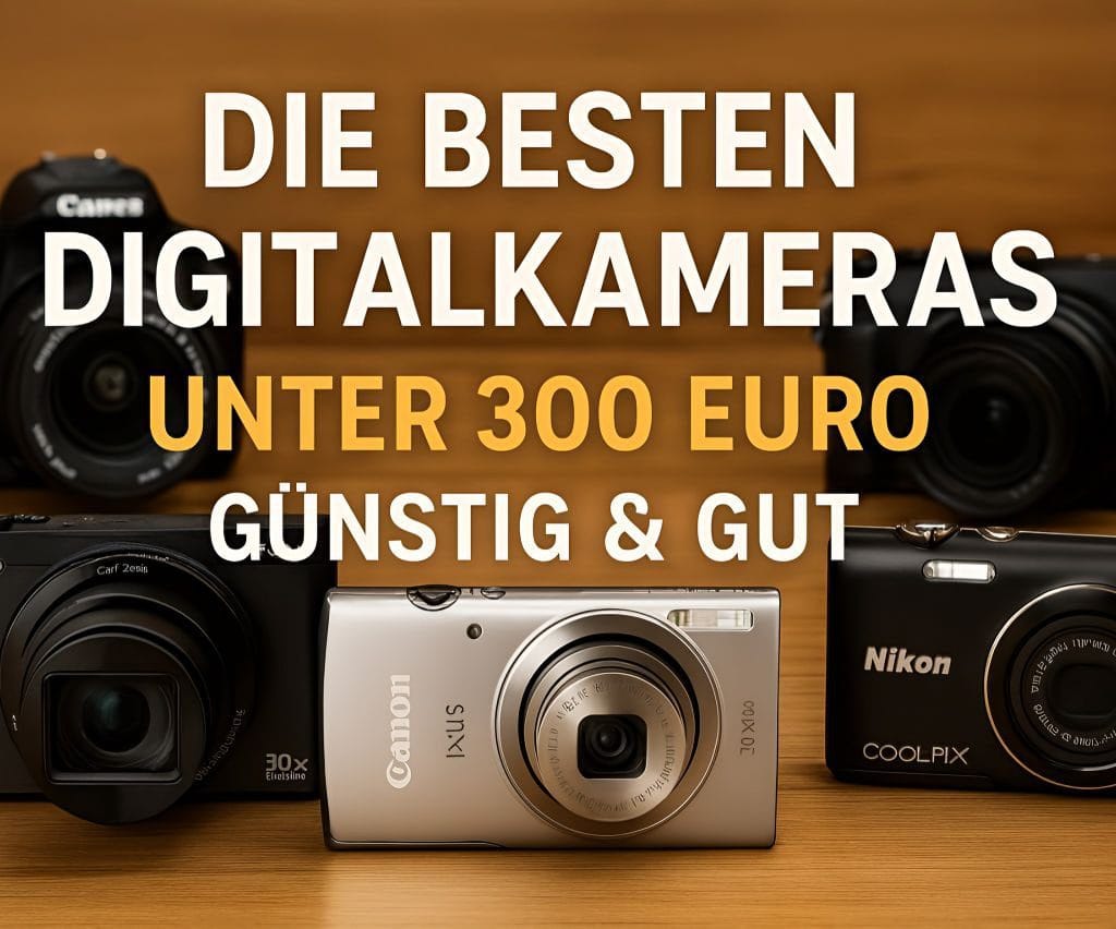 Die besten Digitalkameras unter 300 Euro – Günstig & gut