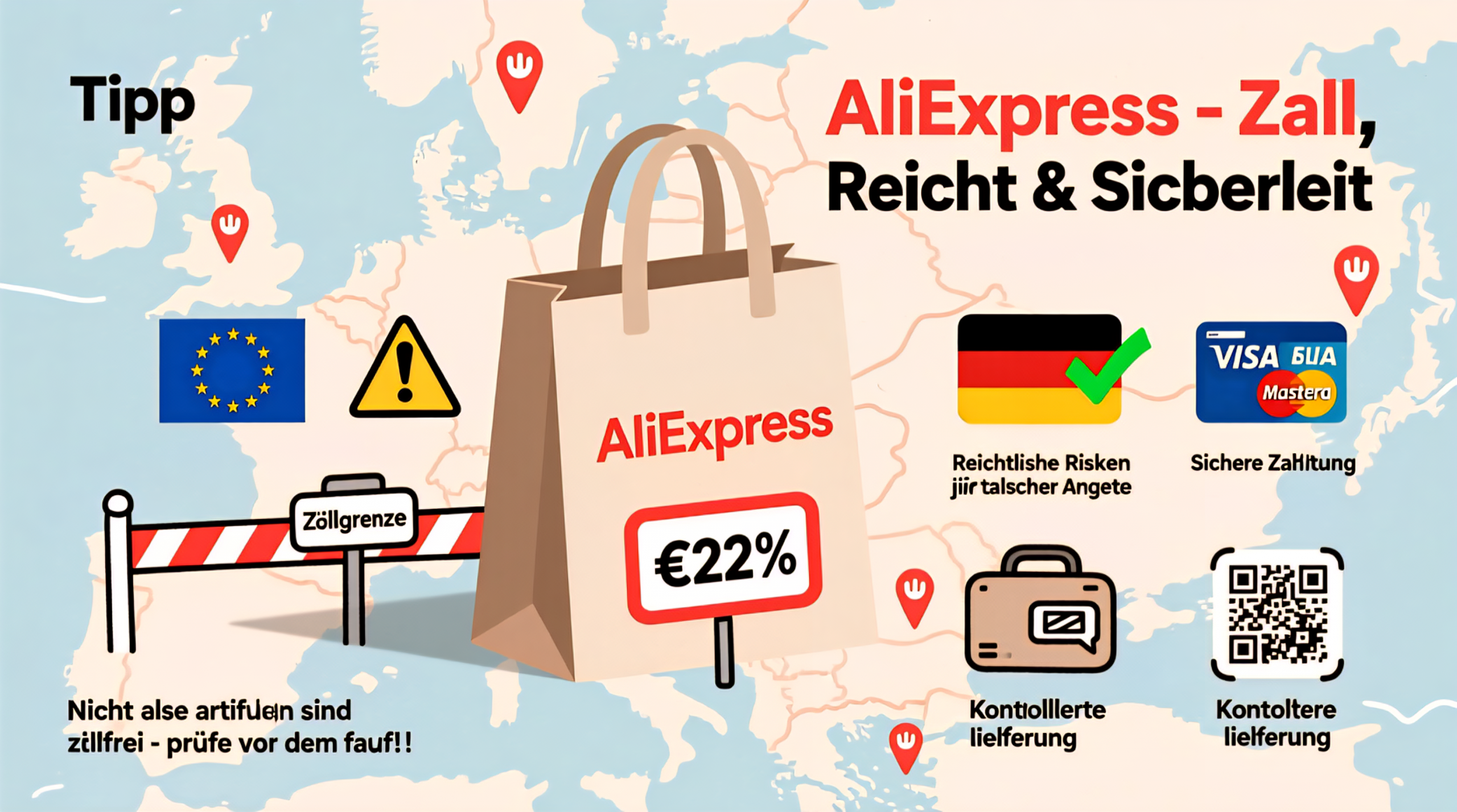 Tipps für den Einkauf auf AliExpress aus Deutschland — Zoll, Recht & Sicherheit
